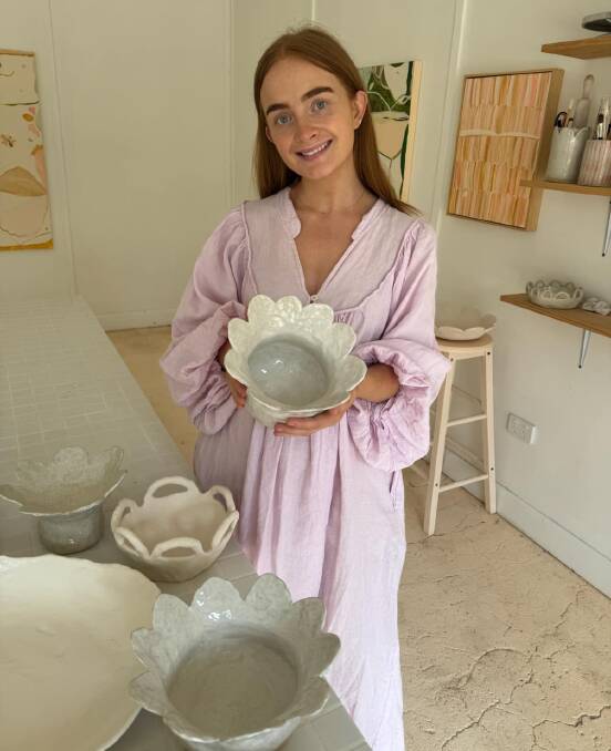 Maisie Johnson will showcase a selection of her handmade ceramics at the Moree Gallery during the Moree on a Plate festival weekend. Picture supplied