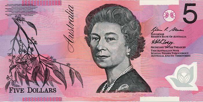 Current design of the $5 note. Do you like it more than the updated one? Picture: RBA.