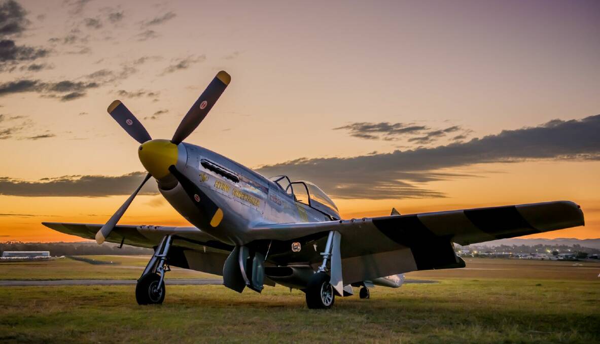 WAR BIRDS: Gunnedah residents have the chance to experience a taste of what it was like to be a fighter pilot at the Gunnedah Aero Club this weekend. Photo: Mark Greenmantle Photography.