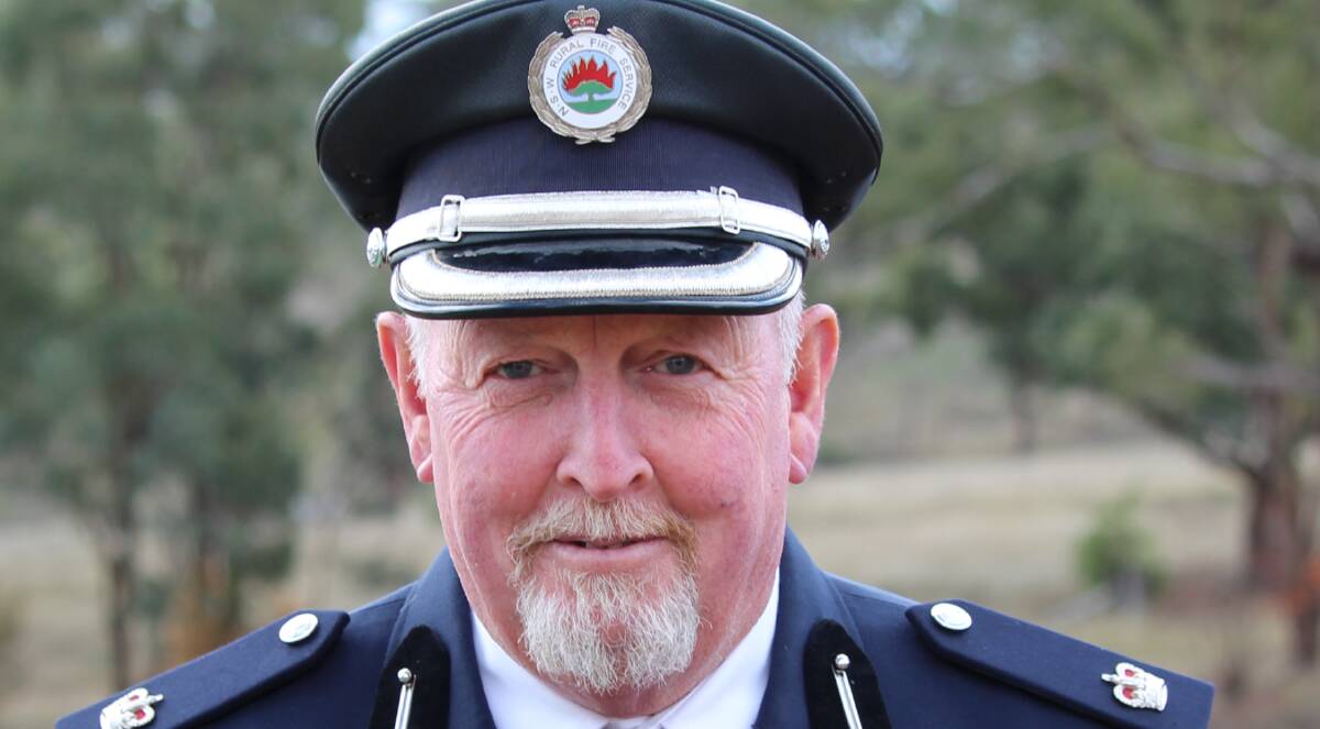 WINNER: Willow Tree's Mark Murphy has been rewarded for his tireless service to the Rural Fire Service.