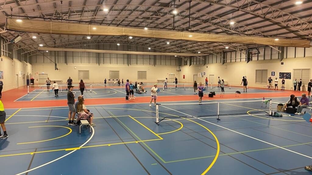The first come try Pickleball event at the Tamworth Sports Dome. Picture by TRC.