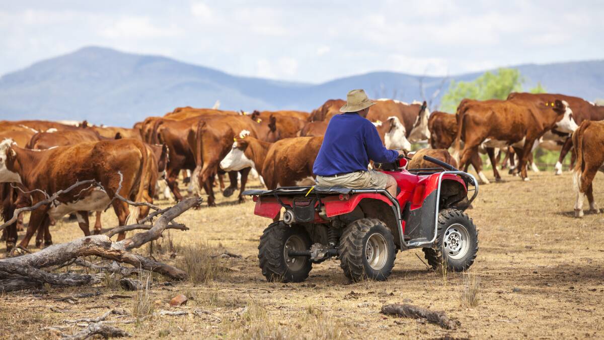 Farm safety first: Quad bikes are not toys and should be treated with respect. 