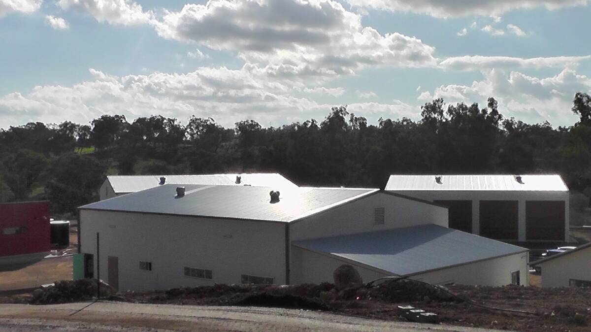 Looking good: Support buildings for the RFS, SES, VRA and Braefield Dury brigade are now constructed.