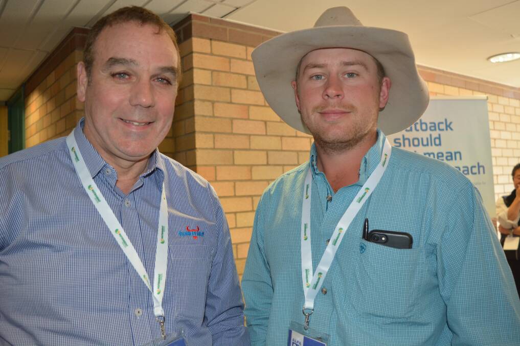 Keith Howe and Ben Emery, from Rangers Valley near Glen Innes.