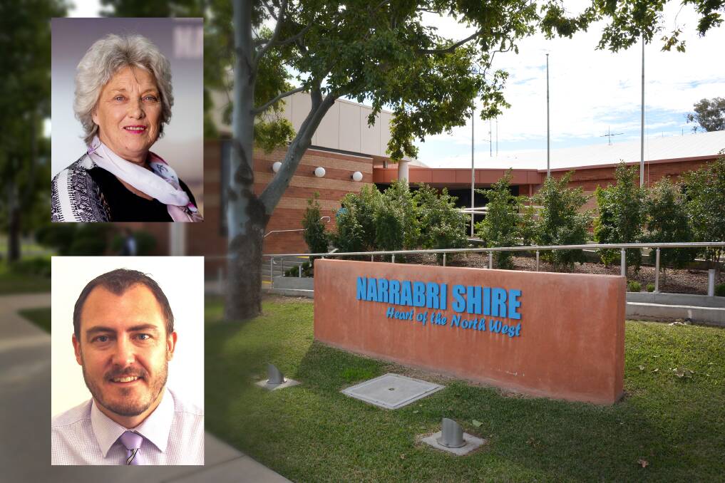 CONTROVERSY: Narrabri's mayor Catherine Redding and general manager Stewart Todd are both the subject of code of conduct complaints, which stem from a email sent to all staff about a coal seam gas poll.