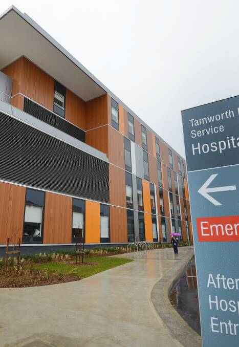 MODERN: Dr Pendlebury said the renovated Tamworth hospital wouldn't look out of place in Sydney, or any other big city in the world. Photo: Barry Smith 240715BSC05