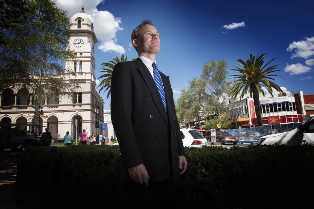 PLANNING AHEAD: Tamworth financial adviser Greig Meyer wants to see a vision for the future. Photo: Peter Hardin
