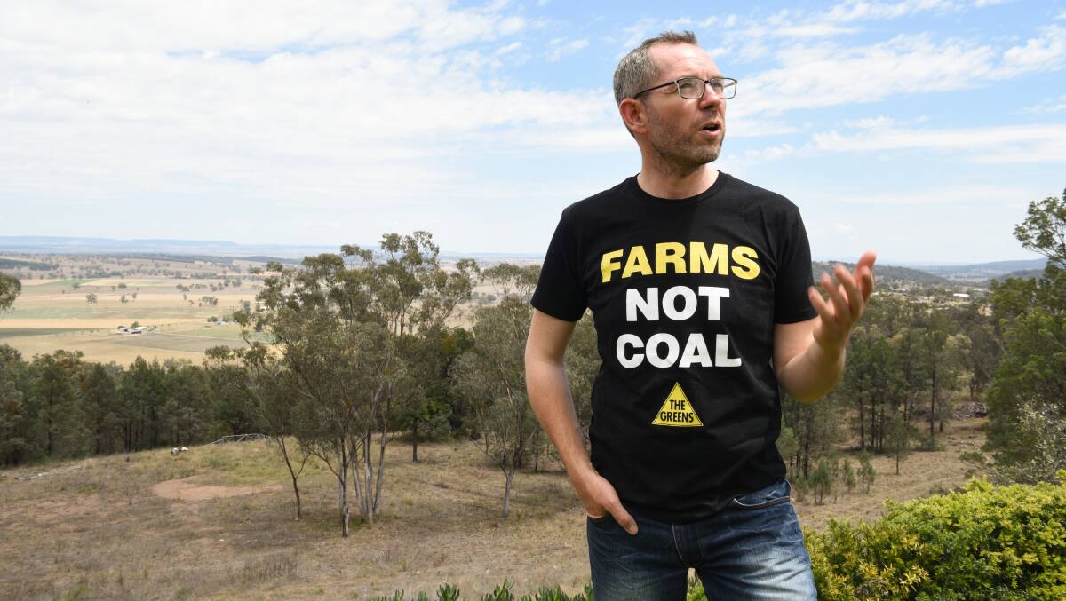 THINKING GREEN: Protecting land and water from coal mines and CSG wells will be a big part of Peter Wills' campaign. Photo: Sally Alden