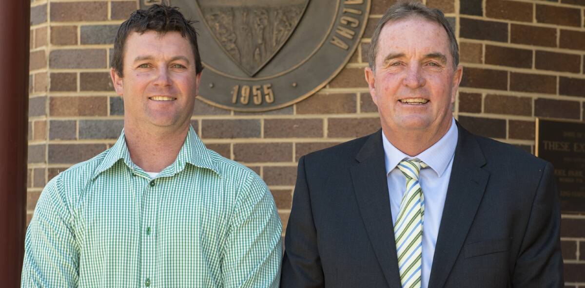 DYNAMIC DUO: Deputy mayor Clint Lyon and mayor Eric Noakes will lead Walcha Shire Council, which is full of fresh faces. Photo: Peter Hardin 280916PHB077