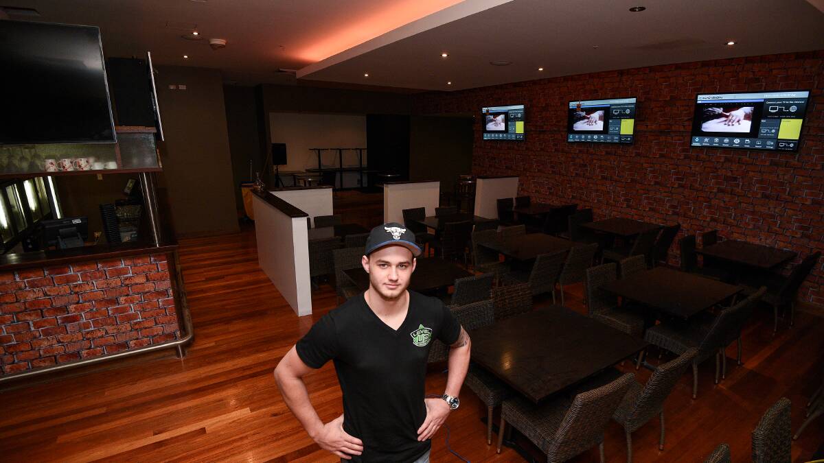 CITY'S NEWEST RESTAURANT: Level Up manager Blake Miller says the new restaurant will seat about 50 to 60 people. Photo: Gareth Gardner 301116GGB02