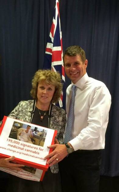 GENUINE: Lucy Haslam said Mike Baird was the most compassionate politician she had come across.