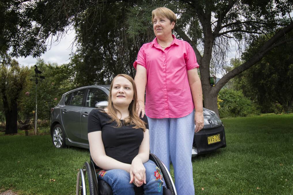 WARNING: Kate Swain and her mother Heather are urging everyone to drive safely over the holidays. Photo: Peter Hardin
