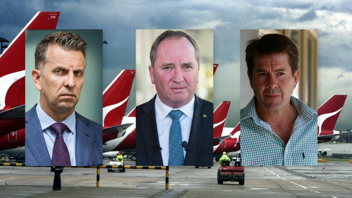 DRAMA: NSW Transport Minister Andrew Constance and Deputy Prime Minister Barnaby Joyce have traded barbs about regional slots into Sydney Airport, which many bush MPs, like Kevin Anderson have been pushing had for.