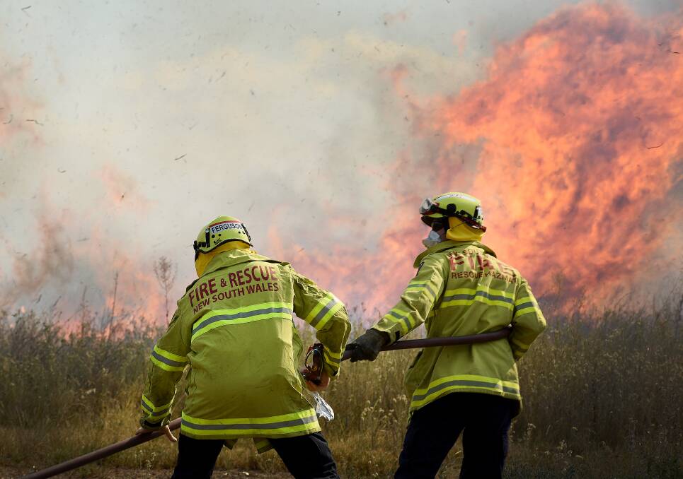 FIRE HAZARD: Firefighters are expecting more grass fires this summer, due to the large volume of growth caused by recent rain. Photo: Gareth Gardner 140216GGD02