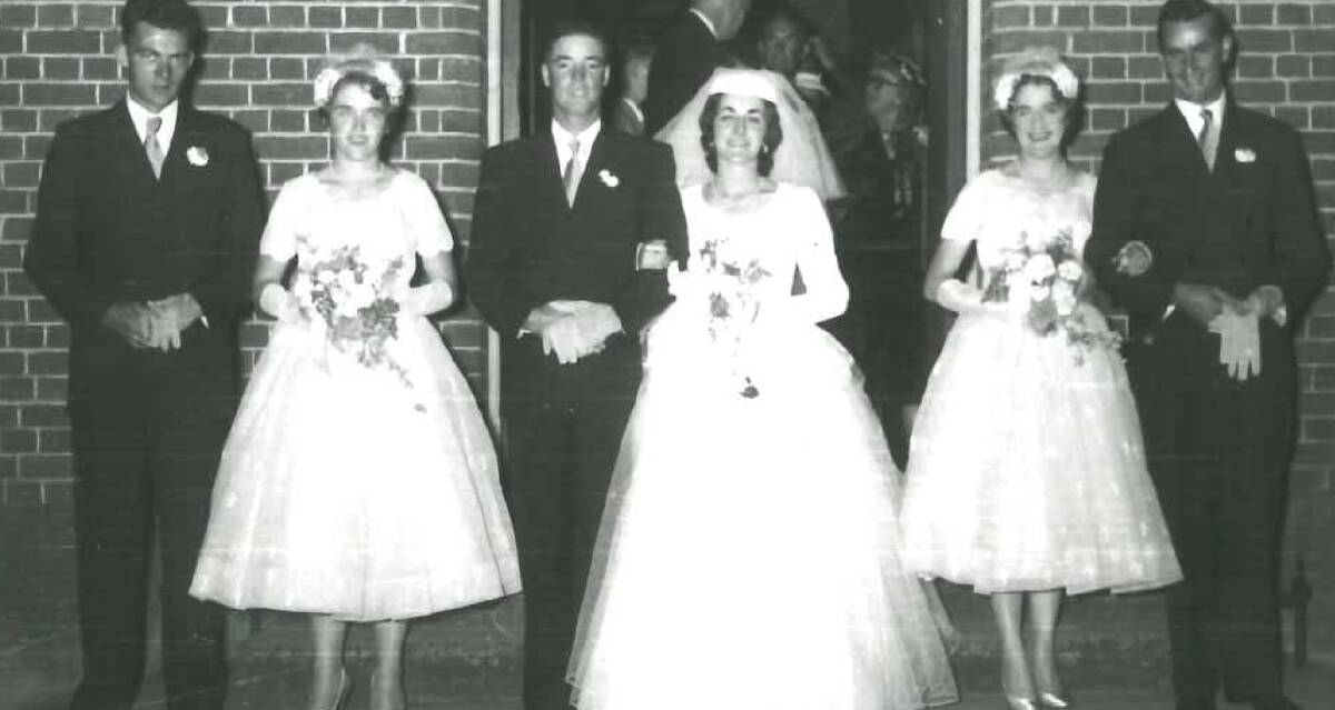 FLASHBACK: Errol and Cecilia on their wedding day, May 11, 1957, at St John’s Church in Tamworth.