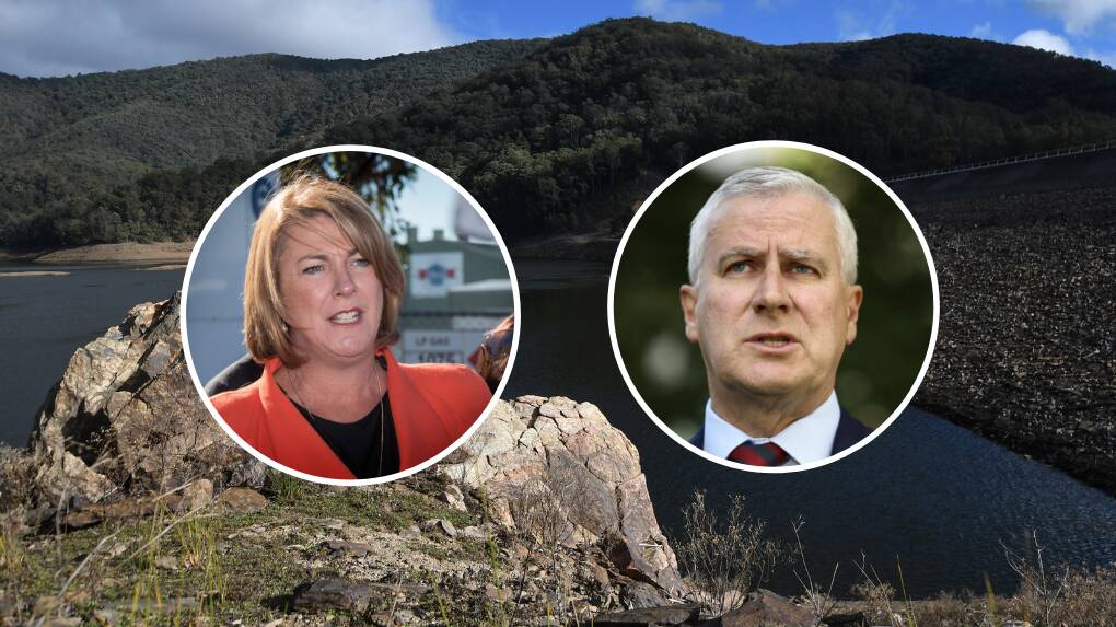 NSW Water Minister Melinda Pavey and Deputy Prime Minister Michael McCormack.