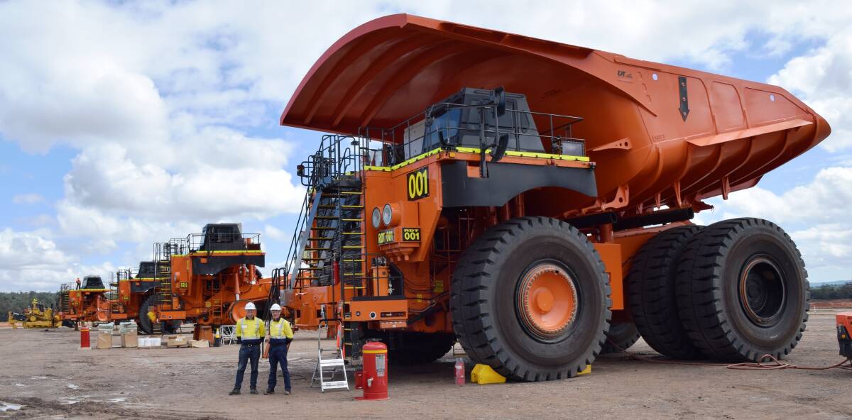 BIG BOPPER: The mine recently received new equipment, that will allow it to increase its output in the new year.