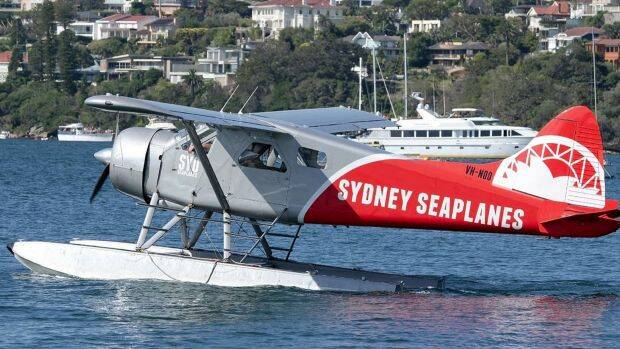 he Sydney Seaplanes aircraft plunged into Jerusalem Bay, north of Sydney. It remains underwater as authorities plan how best to recover it.  Photo: David Oates