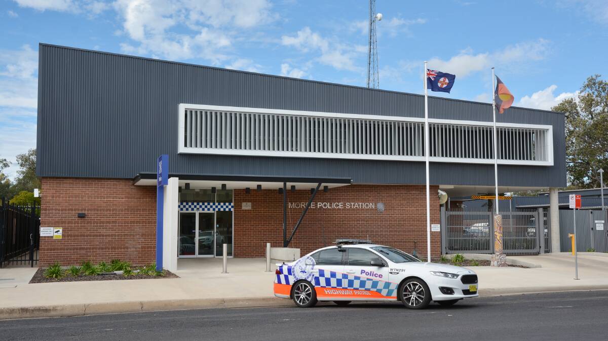 In custody: The 29-year-old woman and 26-year-old man were being questioned by investigators at Moree Police Station on Friday afternoon.