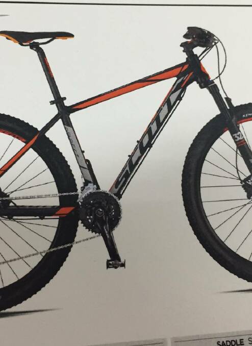 Appeal for help: One of the mountain bikes stolen from Kevin Bartlett Cycles. 
