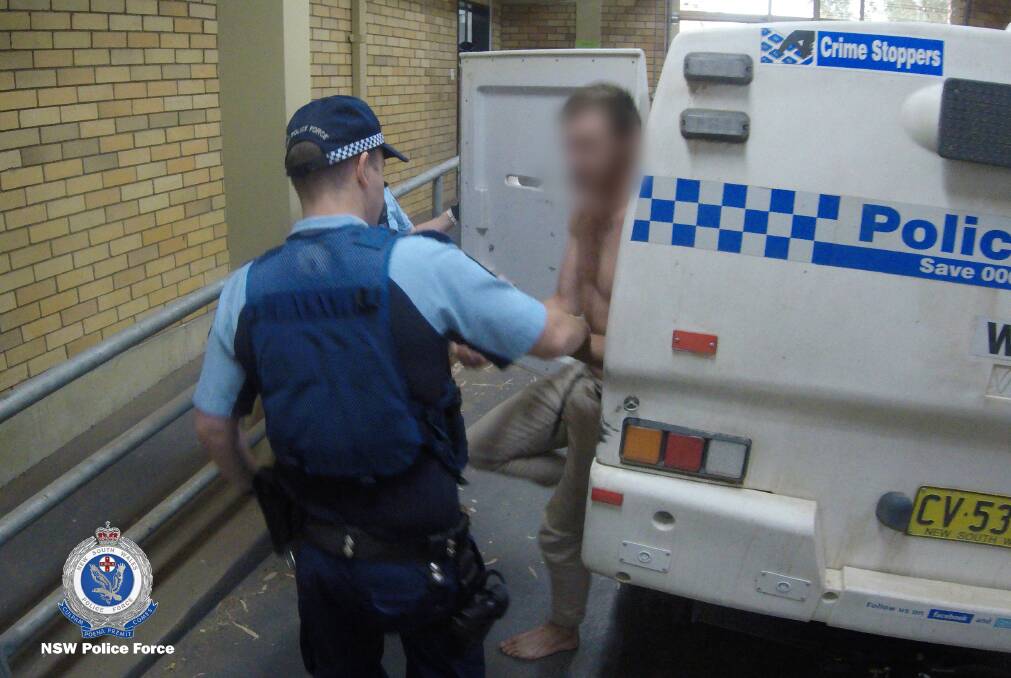 Under arrest: Western Region OSG police and strike force detectives have arrested three men and carried out two raids. Photos: Peter Hardin and NSW Police Force