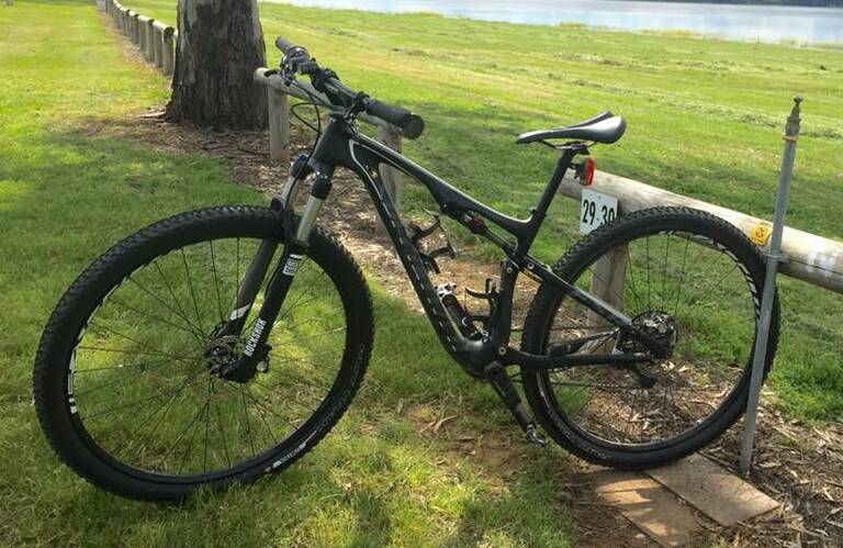 Appeal for help: The bikes were locked onto a mounted unit on the back of a car in Woodburn Way, East Tamworth. Photos: Supplied