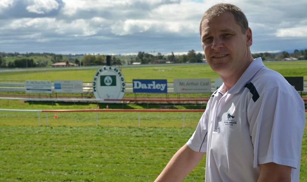 On the money: Muswellbrook Race Club GM Duane Dowell is proud that the club has made the final four of the Country TAB race club of the year for the past few years straight after receiving another nomination.