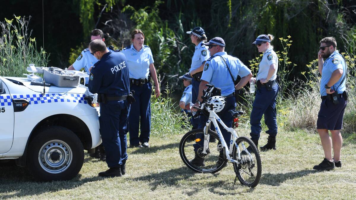 Extra resources: Operation Viking police in Tamworth during an earlier operation. Photo: Gareth Gardner