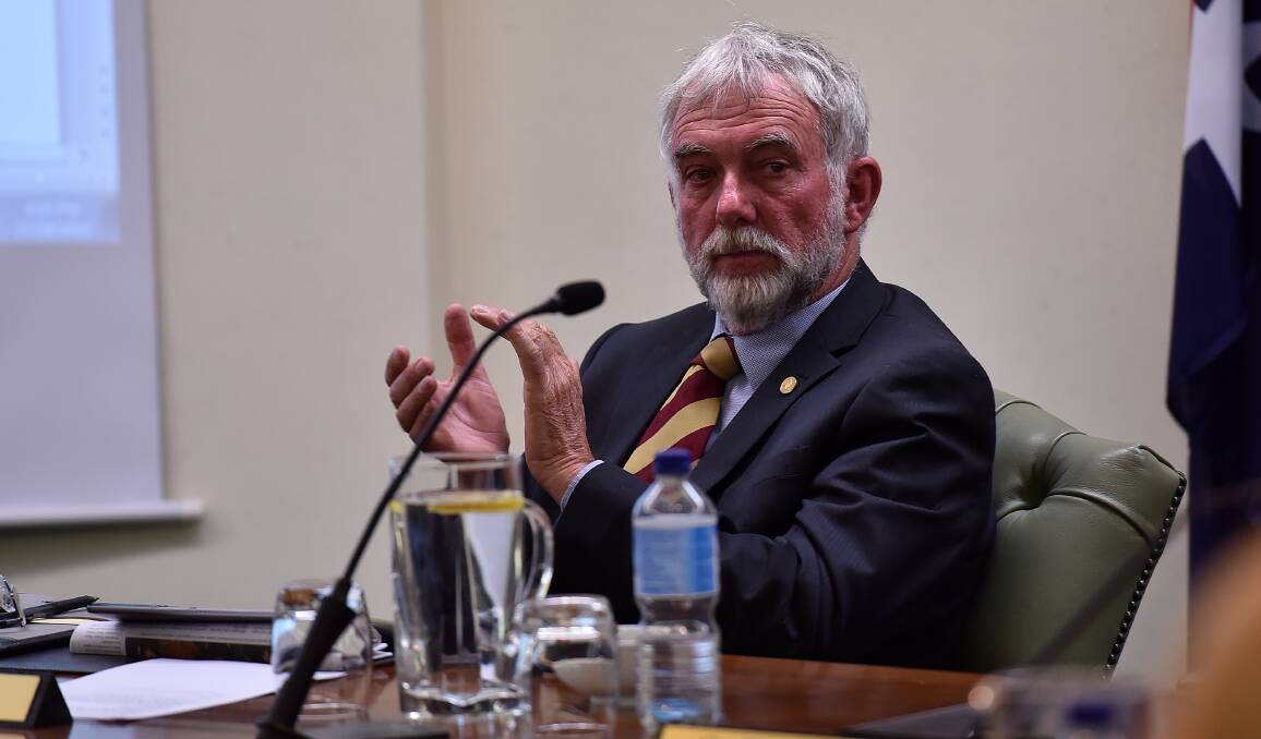Ousted: Former Deputy Mayor Russell Webb after the ballot on Tuesday night. Photo: Gareth Gardner