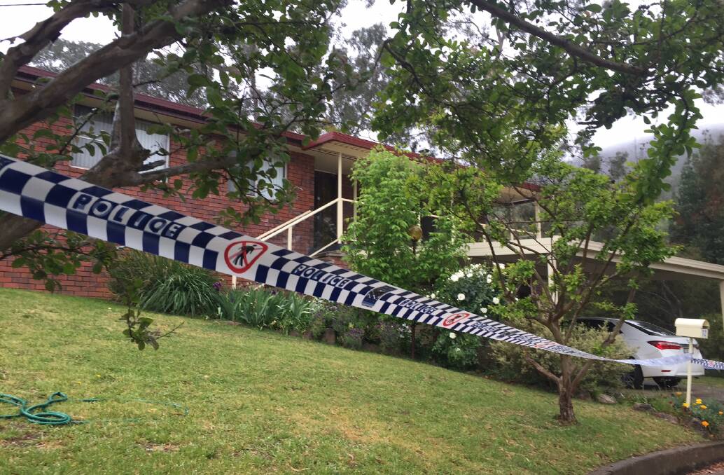 Crime scene: The married couple were discovered dead in their Bailey Ave home in East Tamworth on Sunday night. Photo: Breanna Chillingworth