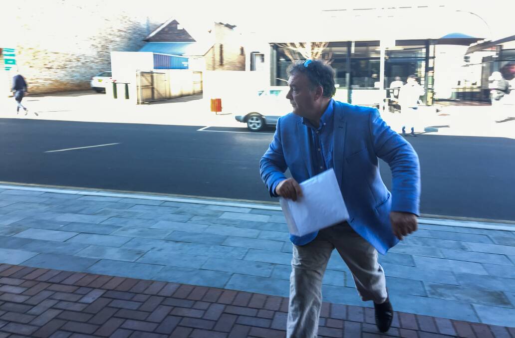 In court: WA Senator Rod Culleton outside Armidale Local Court earlier this year. Photo: Matt Bedford