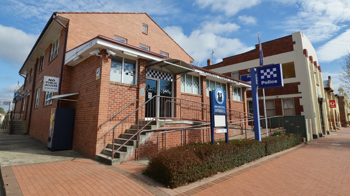Charges laid: The 14-year-old was taken to Inverell Police Station and later refused bail by officers. 