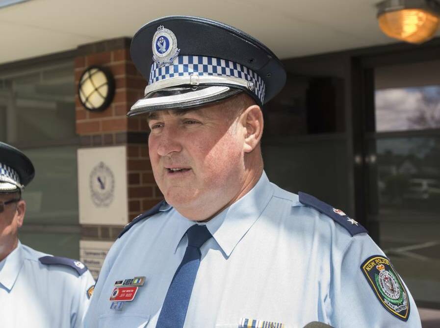 Speaking out: Oxley Chief Inspector Jeff Budd is the officer-in-charge of Tamworth police.