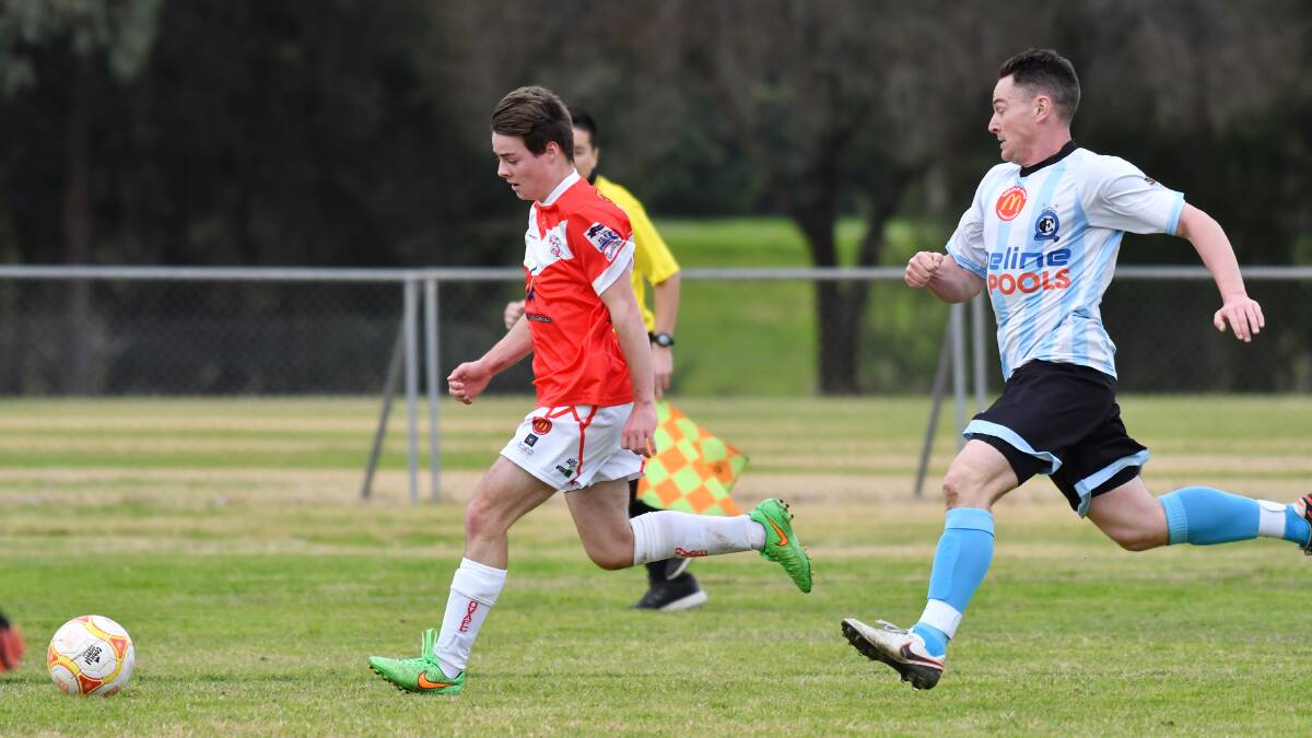 Weekend action: Tamworth FC will take on East Armidale on Saturday. Photo: Barry Smith