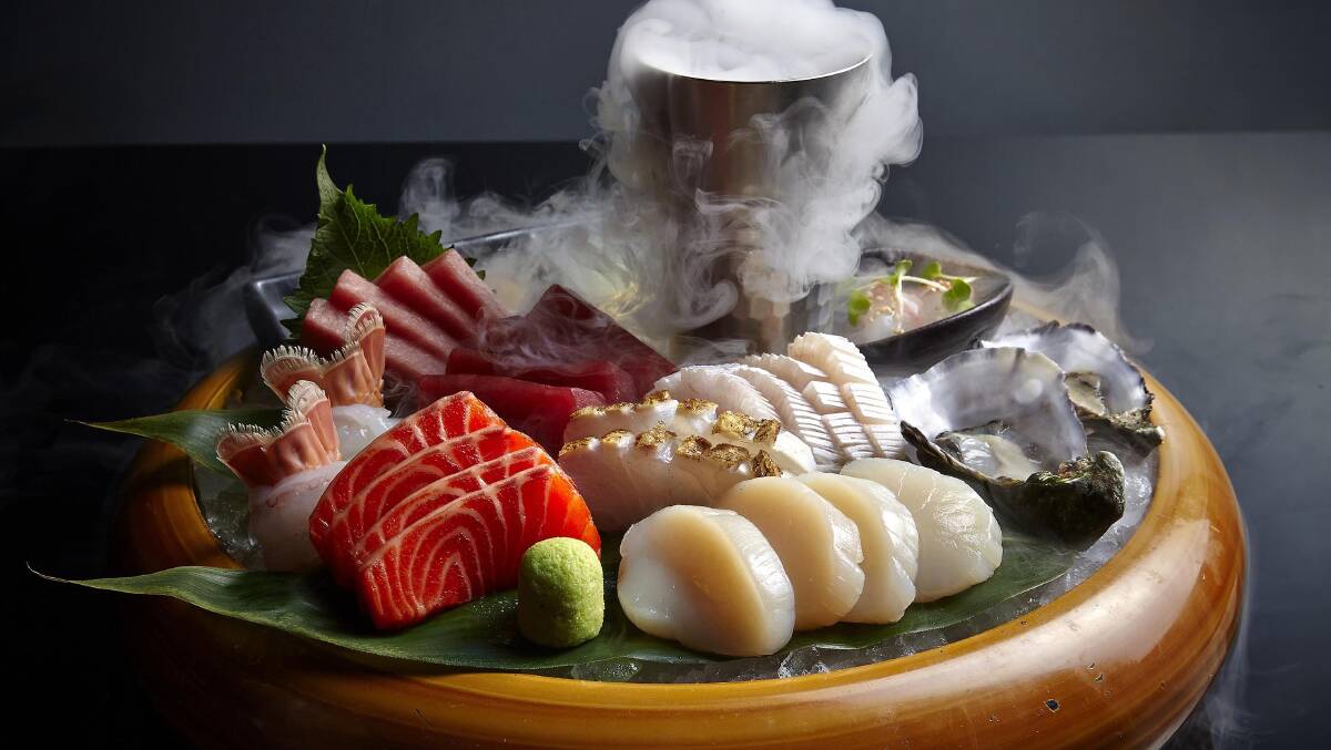 Sashimi platter … a Sokyo specialty.