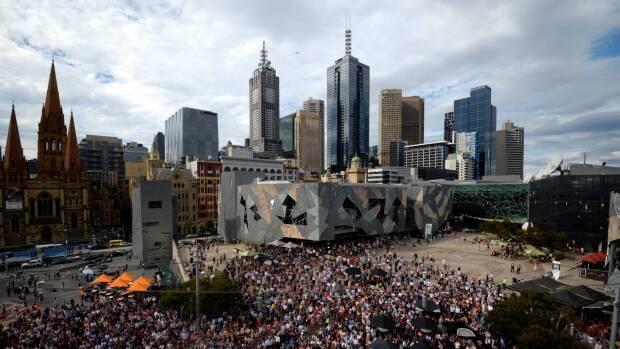 Melbourne's Federation Square: Love it or loathe it.