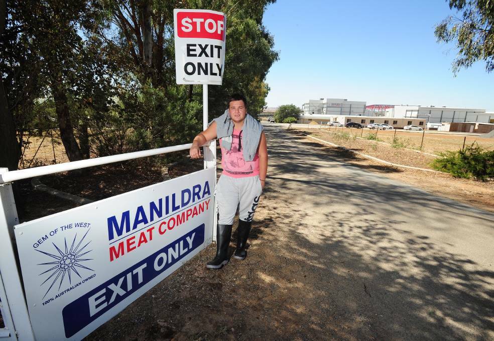 LAID OFF: Cameron Hampton, 20, moved to Cootamundra from Brisbane six months ago for a job at Manildra Meat Works in Cootamundra but now finds himself out of a job. Picture: Kieren L Tilly