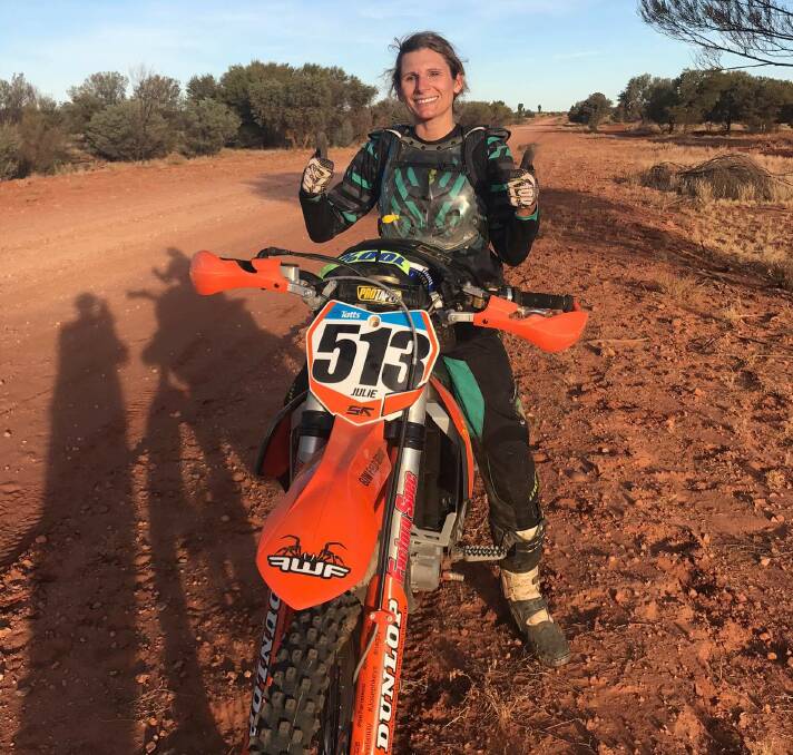 Moree Motorcycle Club's Julie Denyer has been racing motocross since 2013. Prior to that she was an ednuro rider.