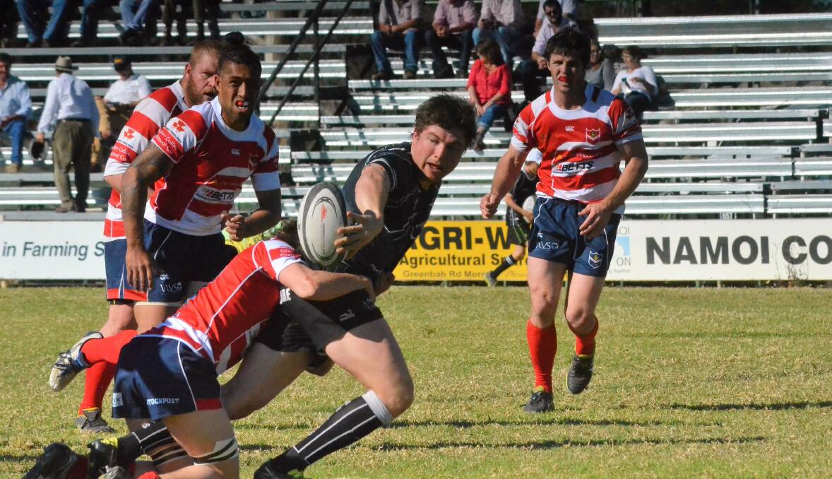 DOWN AND OUT: Walcha Rams are out of the Central North competition after the Bulls defeated the side 41-24.