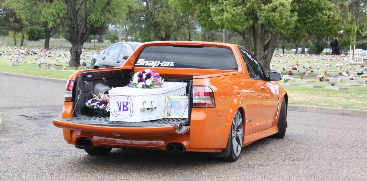 LAST RIDE: The life of Stuart Little was remembered by hundreds at Edlen Chapel, with a guard of honour in recognition of his love for vehicles.