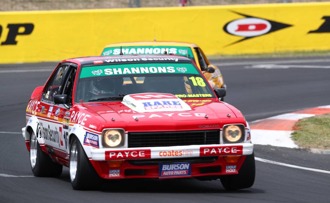 A TRUE LEGEND: John Bowe enjoyed competing in the Touring Car Masters series at Mount Panorama over the weekend. Photo: PHIL BLATCH