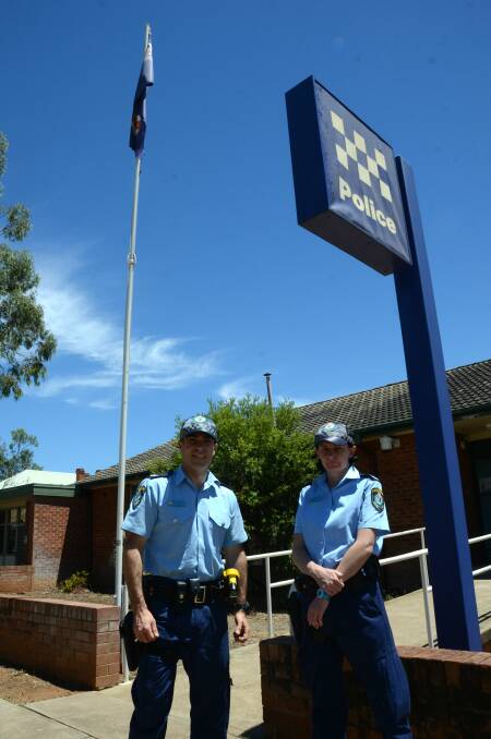 READY FOR ACTION: The two newest members of the local police team will focus on community engagement. Photo: Billy Jupp 