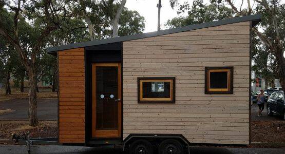 This tiny house stolen from Canberra, owned by business owner Julie Bray, was found in Queensland less than a day later. Photo: supplied
