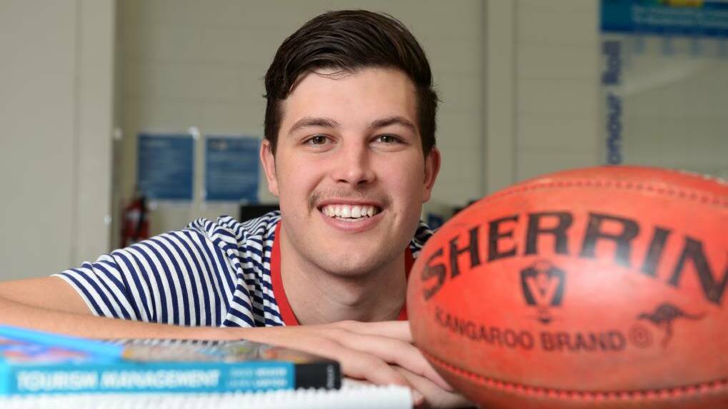 Portland export Rowan Marshall has combined football with university commitments the past two seasons. Picture: Kate Healy