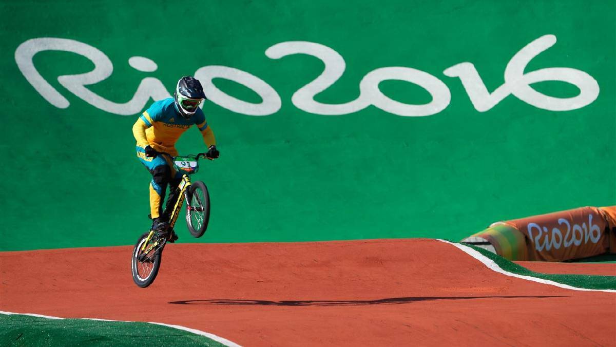 Australia's Sam Willoughby does his stuff on Day 12 of the 2016 Rio Olympics. Pic: Jamie Squire/Getty Images