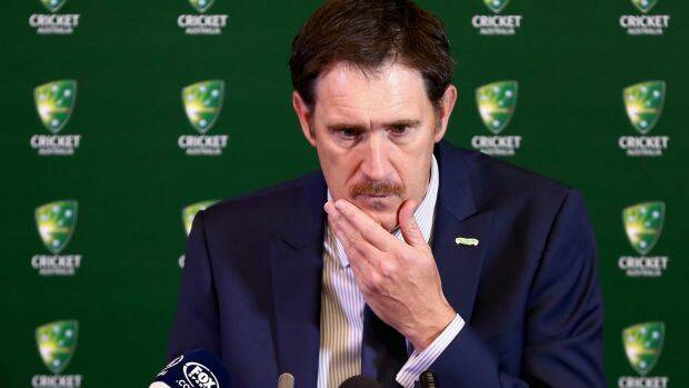 Hot seat: Cicket Australia CEO James Sutherland. Photo: Getty Images
