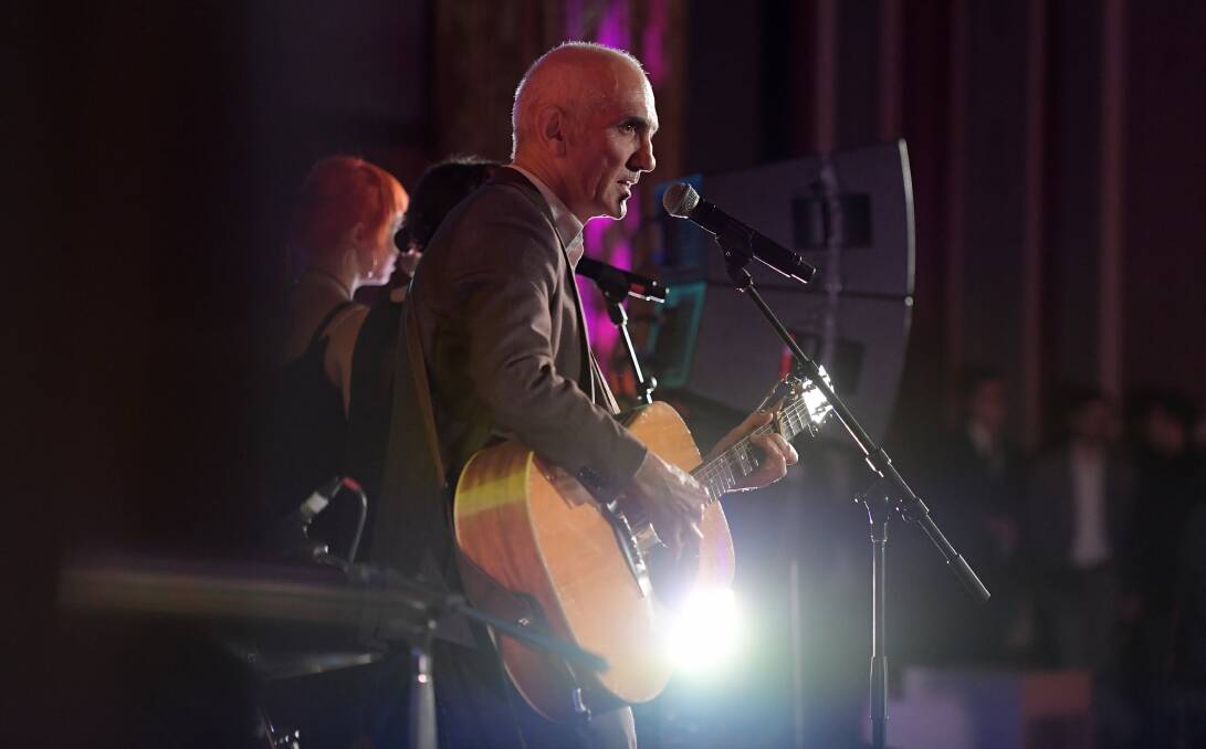 HITTING THE TRECC: Australian musician Paul Kelly will play Tamworth on November 14, with supporting acts Steve Earle, and the Middle Kids. Photo: Tracey Nearmy/AAP