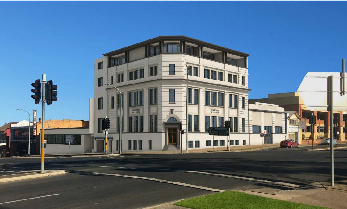 An artist's impression of the final look of the former NDL premises. 