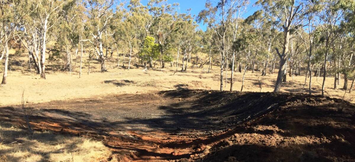 DUG OUT: Crotty's Reserve TSR is one of many on the Northern Tablelands that have been cleaned up or improved to prepare for summer on the long paddock.