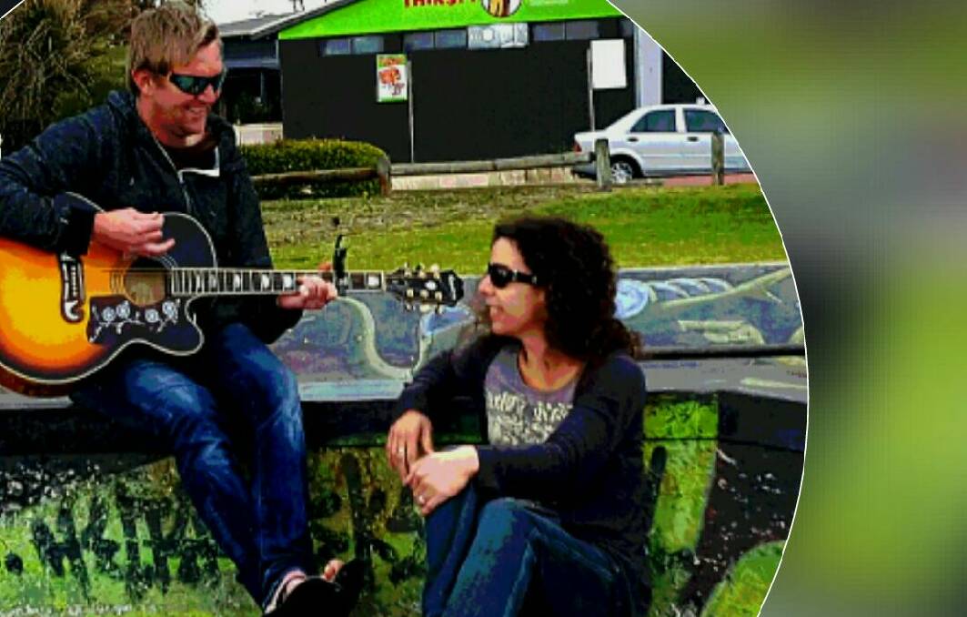 Simon and Dana Murray as Full Circle will perform their 'pure, honest sounds' as buskers on Peel St this festival.
